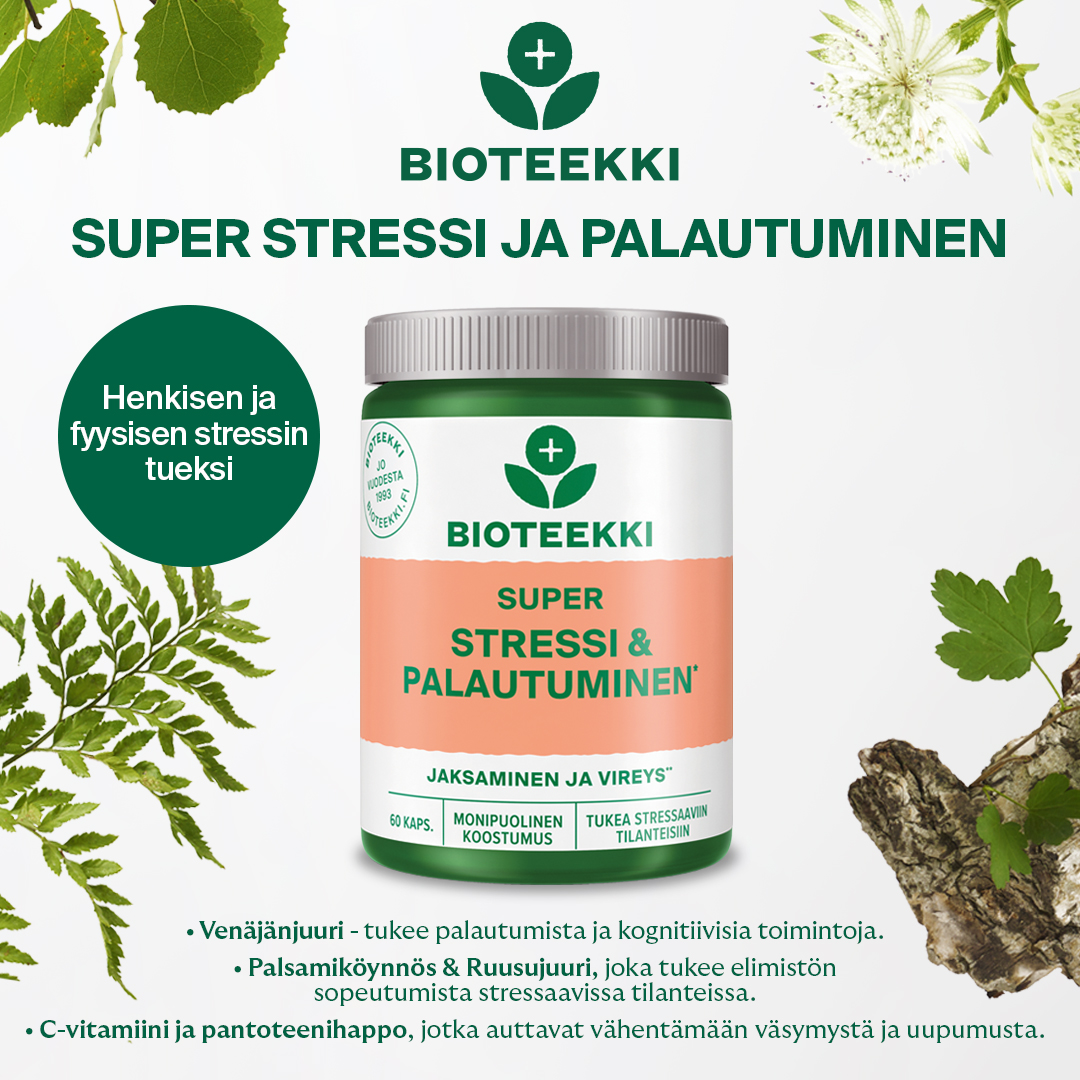 Super Stressi ja Palautuminen tuotekuva