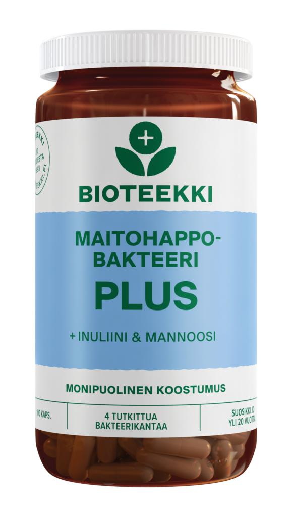 Bioteekki Maitohappobakteeri PLUS 100kaps