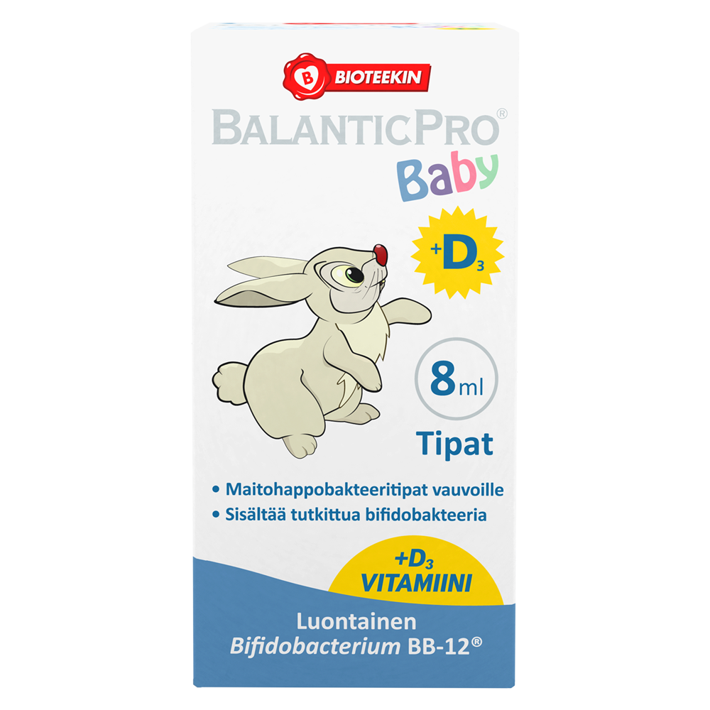 Bioteekin BalanticPro Baby maitohappobakteeri ja D3-vitamiini