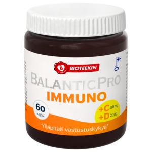 Bioteekin BalanticPro Immuno maitohappobakteerit ja C- ja D-vitamiinit