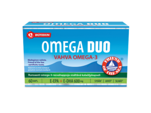 Bioteekin Omega Duo vahva omega-3 60 kaps.