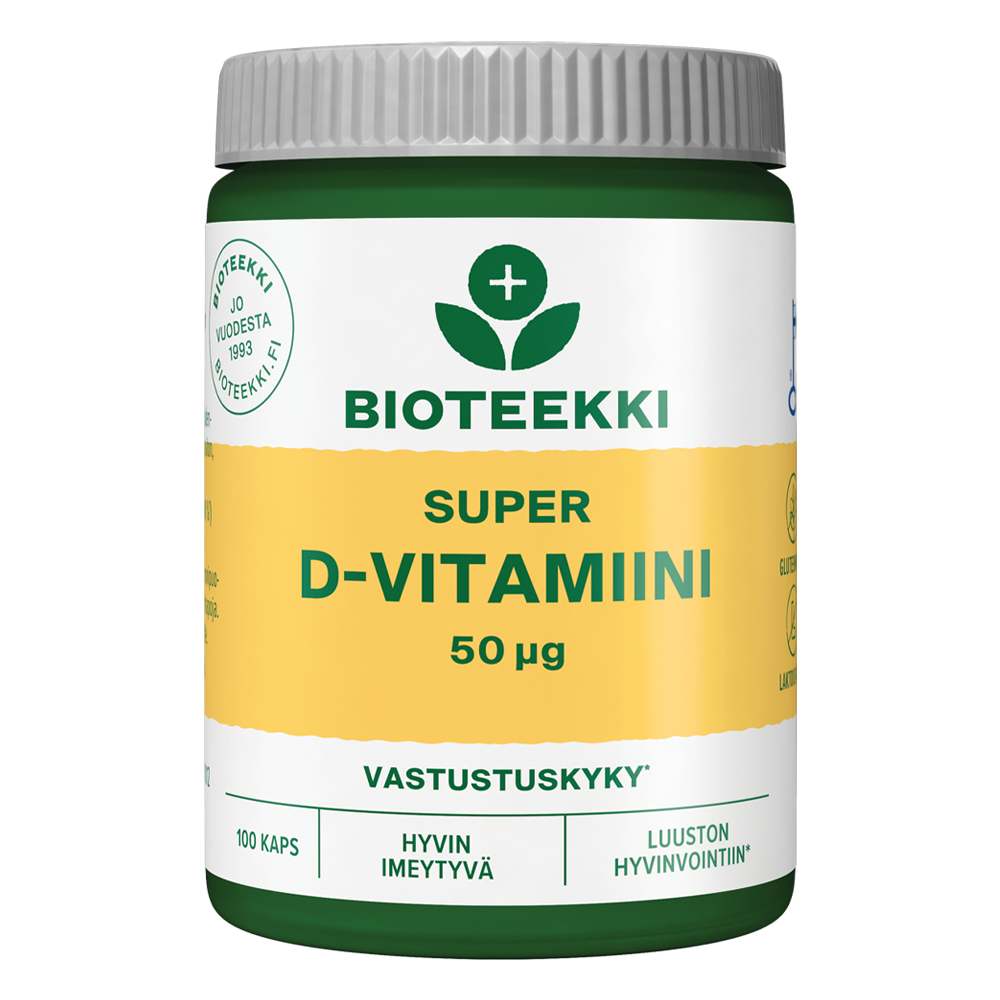 Bioteekin SUPER D-VITAMIINI 50mikrog