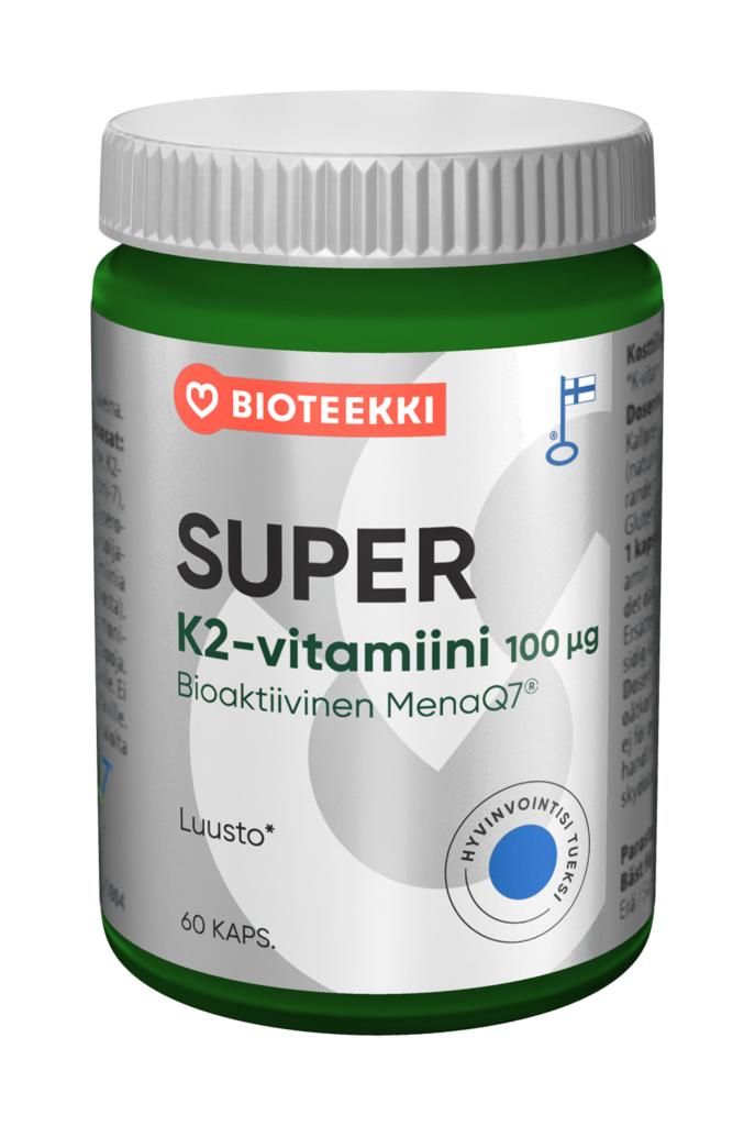Bioteekin SuperK2-vitamiini 100mikrog 60kaps