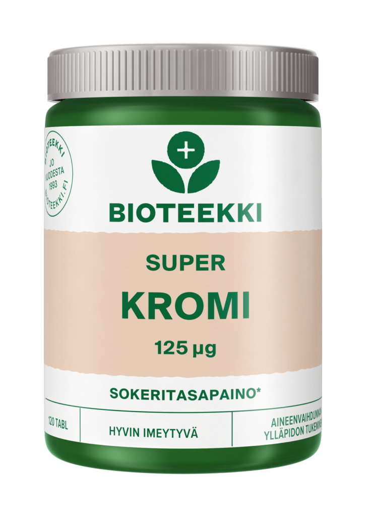 Bioteekin Super Kromi 125mikrog 120tabl
