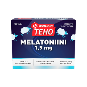 Bioteekin Teho Melatoniini 1,9 mg
