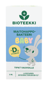 Bioteekki Maitohappobakteeri+D3 Baby Tipat