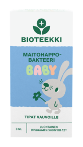 Bioteekki Maitohappobakteeri Baby Tipat