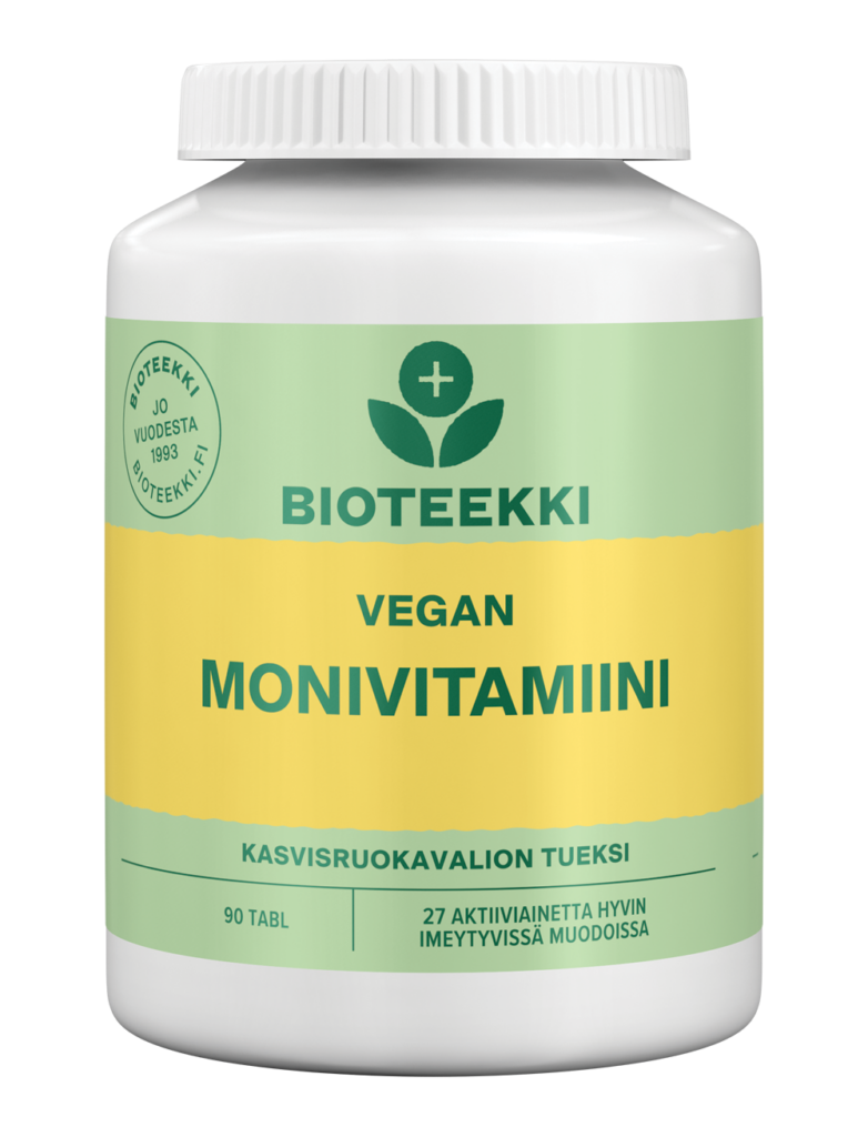 Bioteekki VEGAN Monivitamiini 90tabl