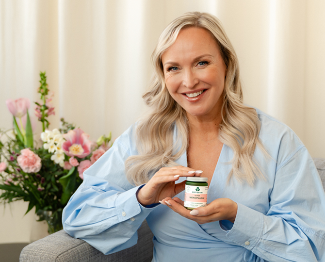 Bioteekki Menopaussi ja Jutta Larm