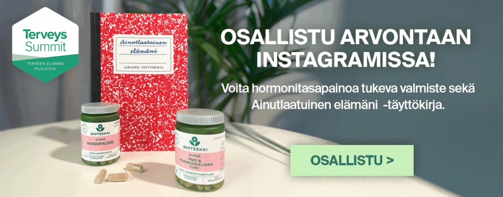 Bioteekki arvonta Instagramissa